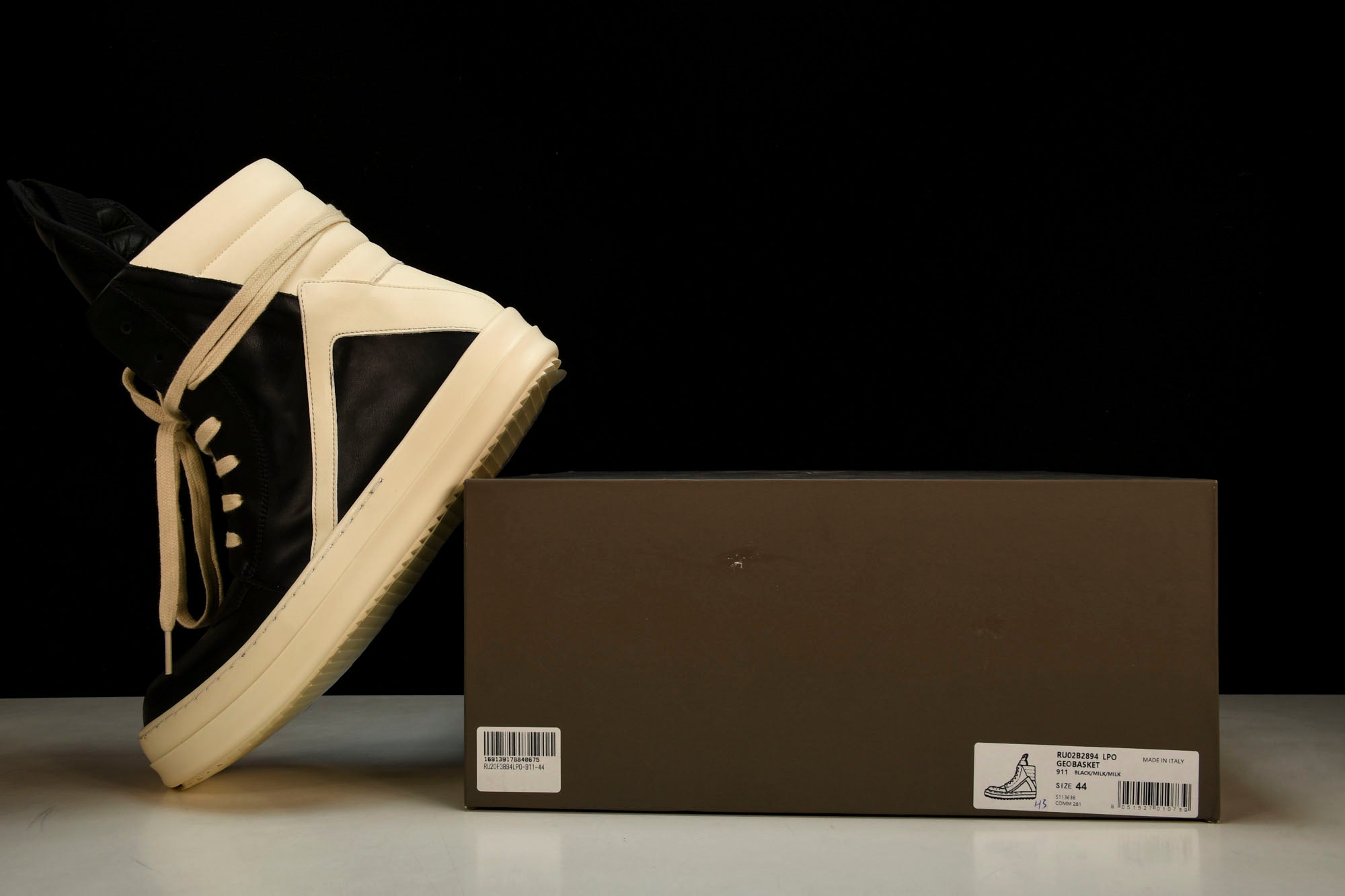 Rick Owens Geobasket 'Black' | Drip Locker US