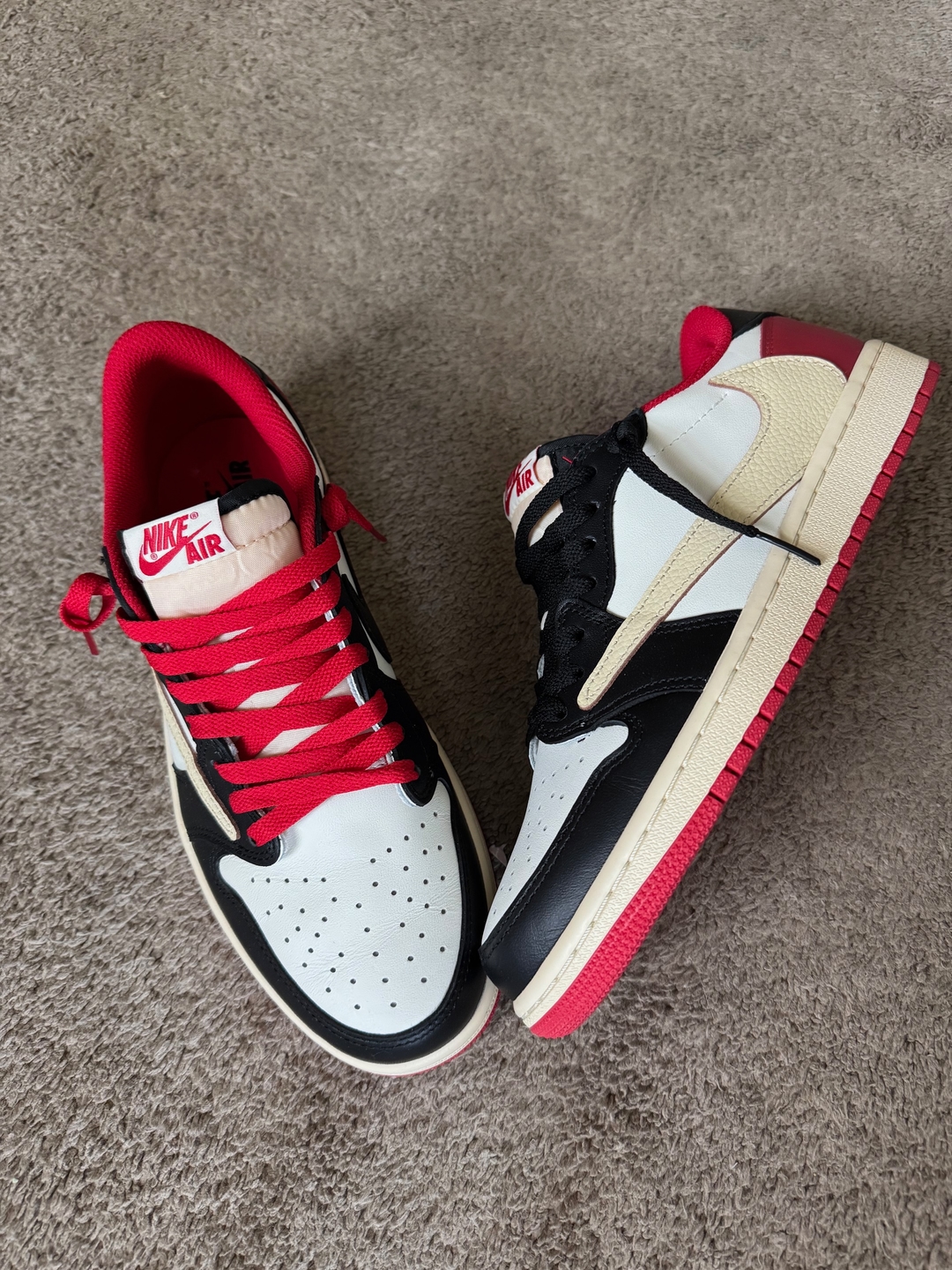 Travis Scott x AJ1 Low 'Red & Black' (Unreleased) | Drip Locker US